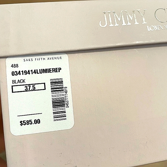 JIMMY CHOO AUTHENTIC STRAPPY SANDEL HEEL WITH BOX AND DUST BAG EUC - Picture 10 of 11